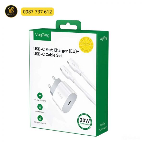 bo-sac-nhanh-veggieg-20w-usb-c-fast-charger-eu-kem-cap-usb-c-vi-tinh-thu-duc-van-sy
