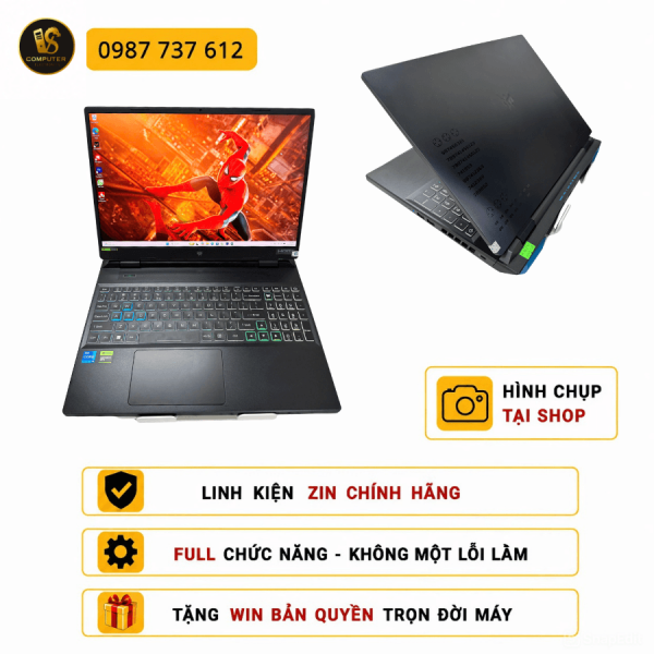 Acer Predator PHN16-71 Gaming – Core i5-13500HX, RAM 16GB, RTX 4050 6GB, Màn 2K 165Hz