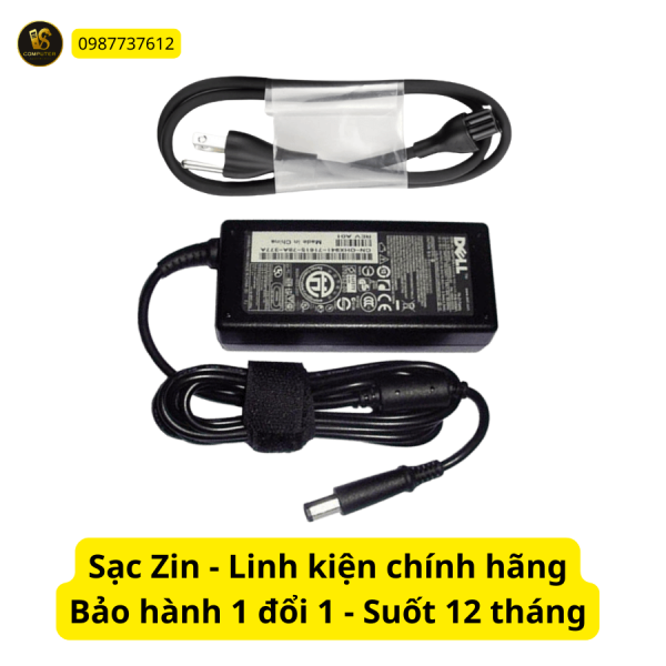 Sạc Laptop DELL đầu kim lớn – Zin chính hãng