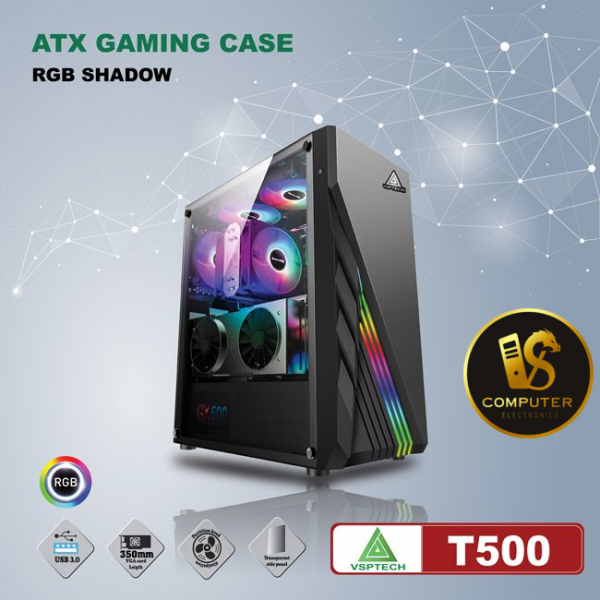 Case VSPTECH ATX Gaming T500