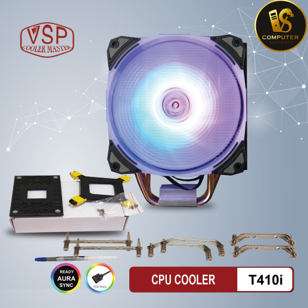 Tản Nhiệt Khí CPU VSP Cooler Master T410i RGB auto