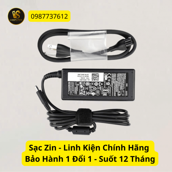 Sạc-Laptop-Dell-Chân-Kim-Nhỏ (45W65W)-Zin-Theo-Máy