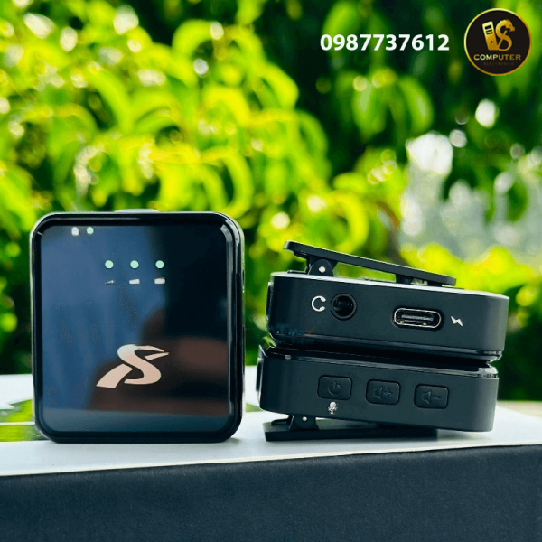 Mic Thu Âm Cài Áo SX63 RX – Micro Không Dây – Chuyên Nghiệp Cho Phỏng Vấn, Quay Video, Livestream