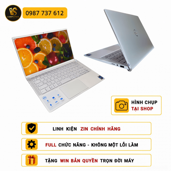 Laptop Dell Inspiron 7300 Core i5-1135G7 – Laptop Mỏng Nhẹ, Bàn Phím LED, Vân Tay