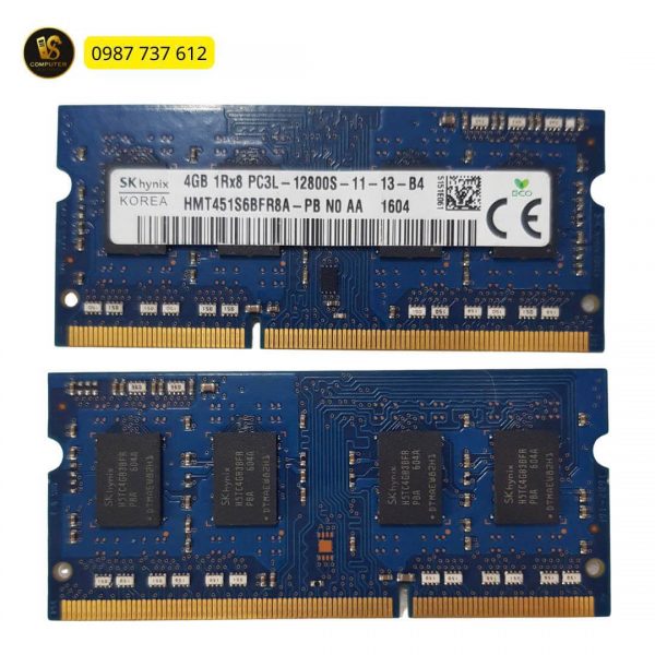 RAM Laptop SK Hynix 4GB DDR3L Bus 1600MHz PC3L-12800S – Hàng Zin Tháo Máy