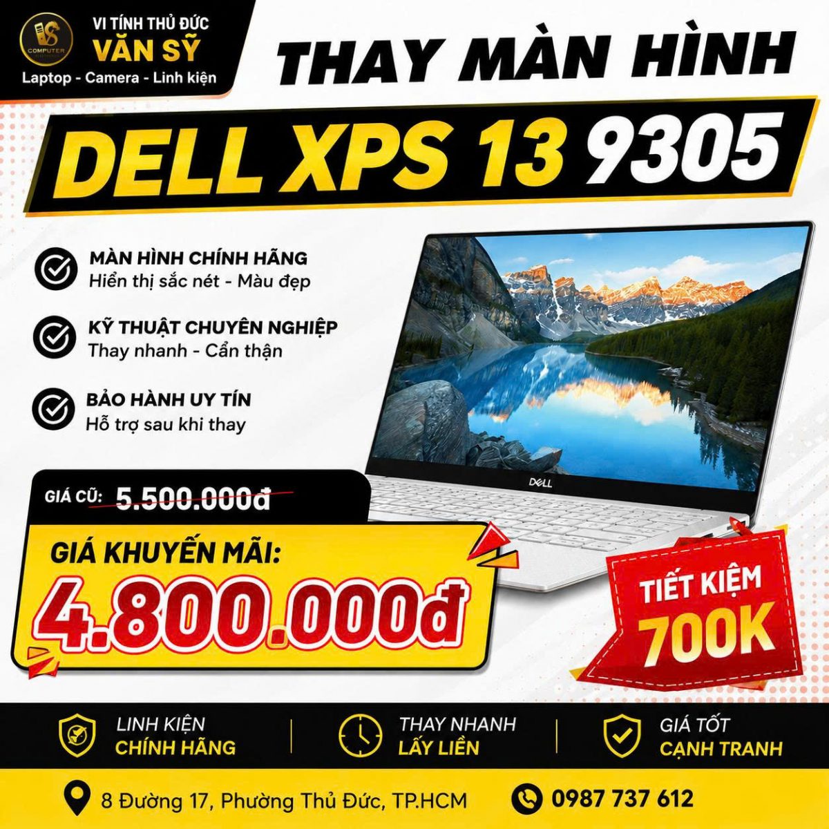 thay-man-hinh-dell-xps-13-9305-55-chinh-hang-vi-tinh-thu-duc-van-sy