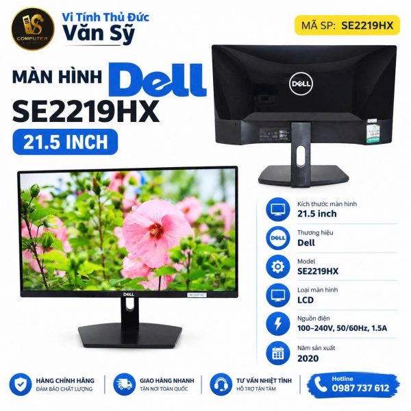 Màn Hình Dell SE2219HX 21.5 Inch – Thiết Kế Hiện Đại, Hiển Thị Rõ Nét